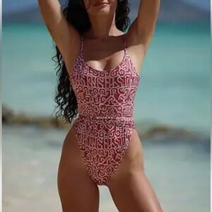 MARE PERPETUA x FP Essential Printed One-Piece Swimsuit NWT